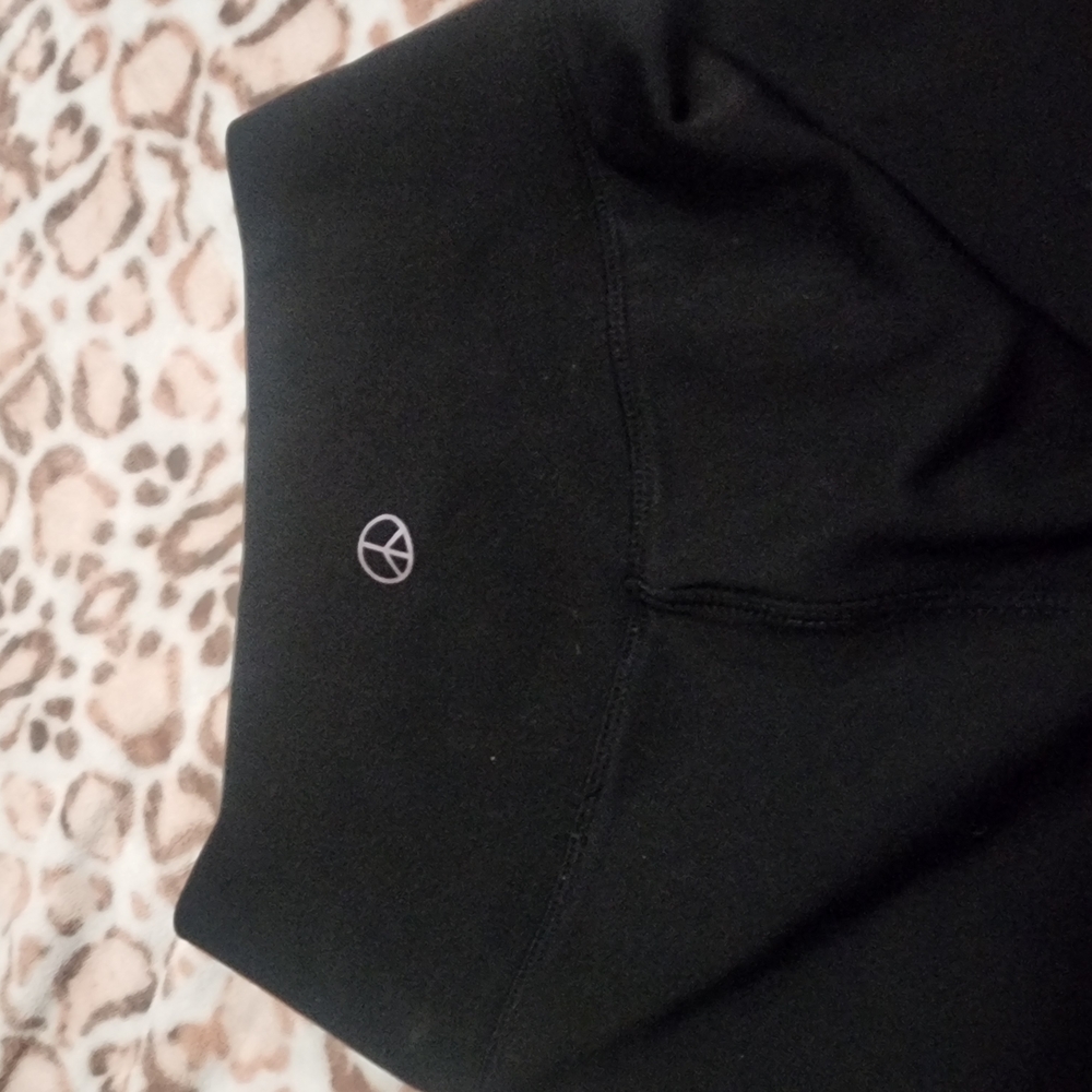 Black Leggings with Logo